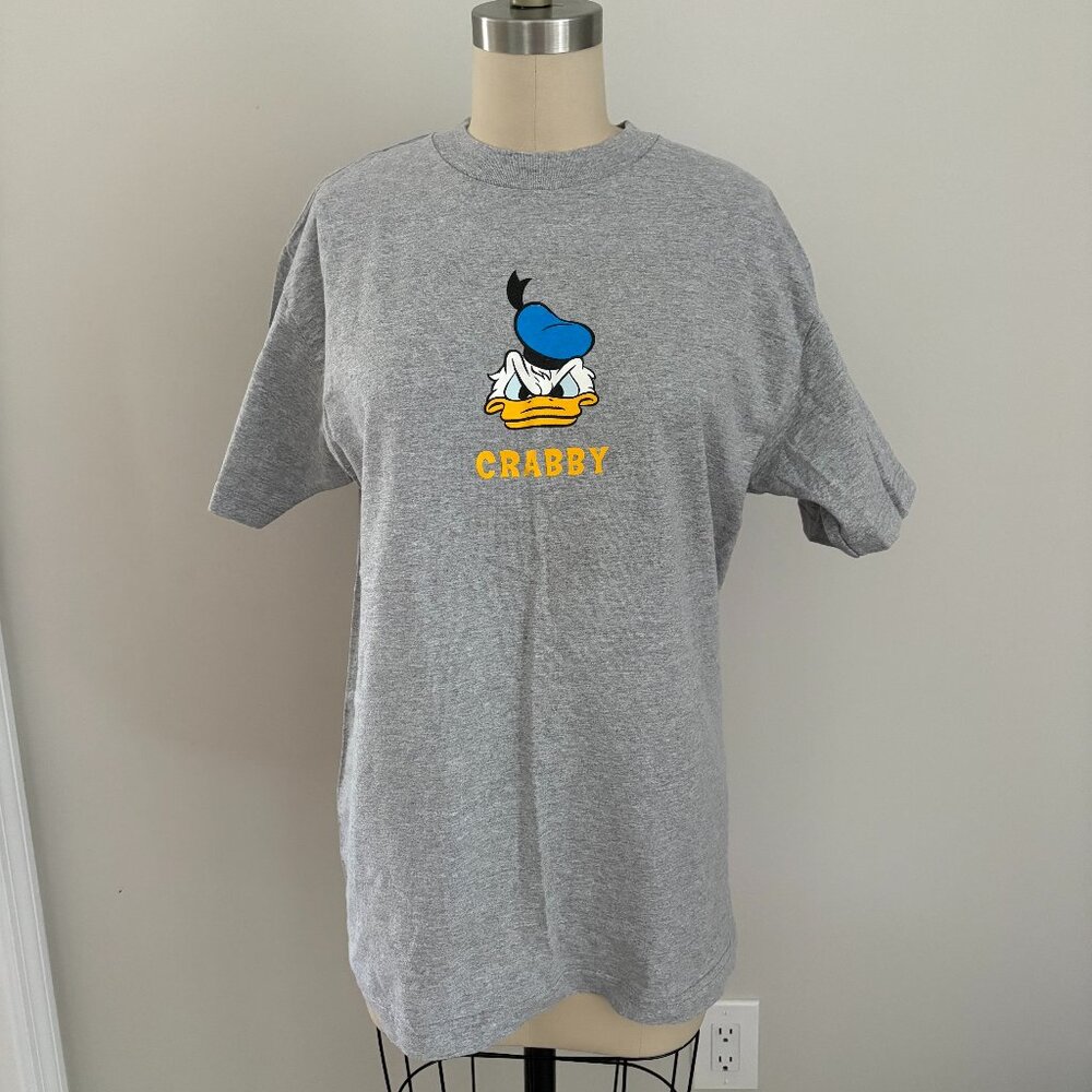 Donald Duck Crabby T-Shirt Bundle of 3 Short Sleeve Walt Disney World XL/M Retro
